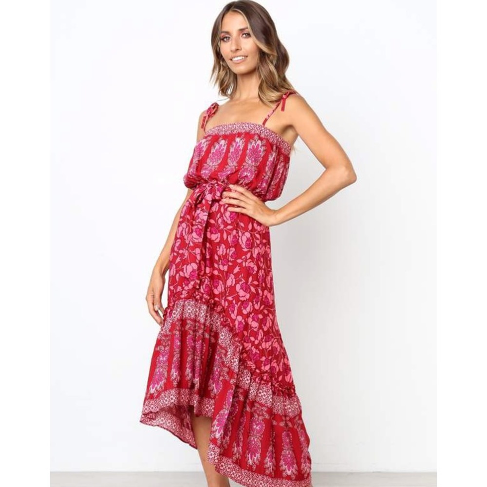 Petal & Pup Carrington Dress in Berry